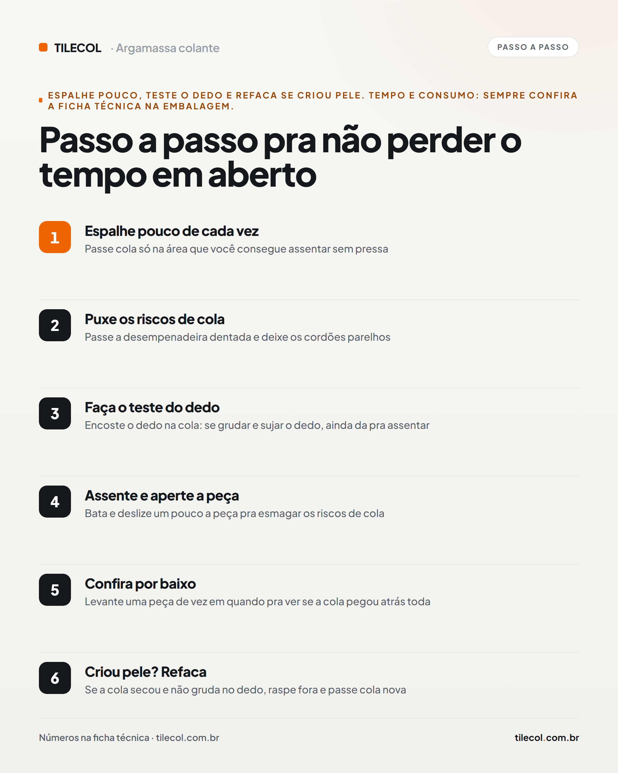 Passo a passo pra não perder o tempo em aberto