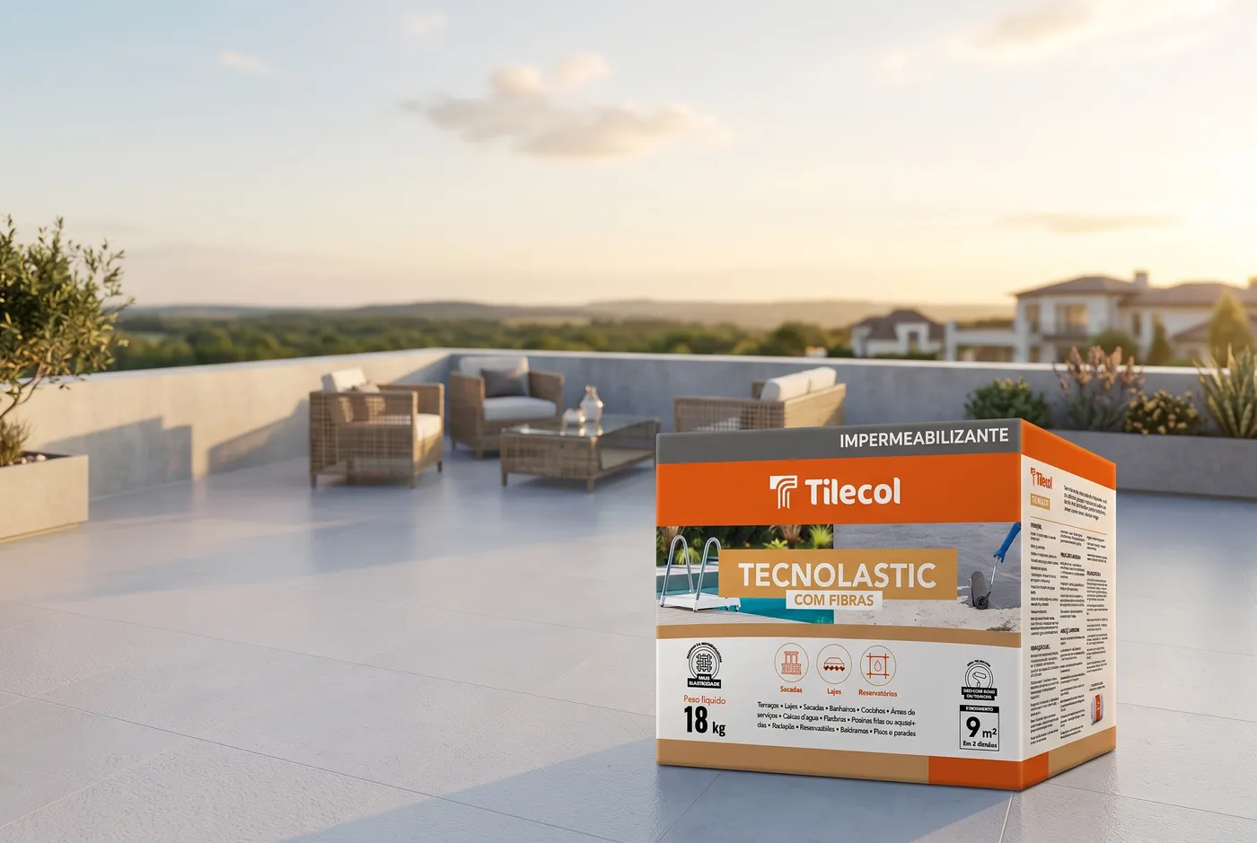 Laje e terraço